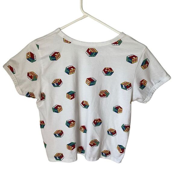 Messy Bun Rubik’s Cube Crop Top, M. Adorbs! - Picture 6 of 9